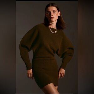 Zara voluminous knit dress